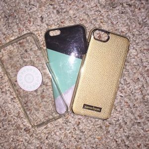 iphone 6 case bundle and pop socket
